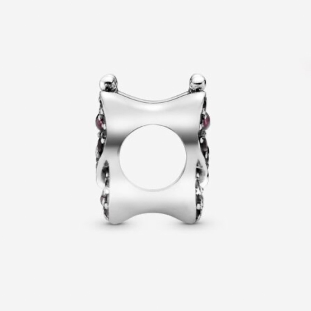 Authentic Pandora Slider Tennis Bracelet w/ 3 Pandora Charms EUC - Picture 4 of 16